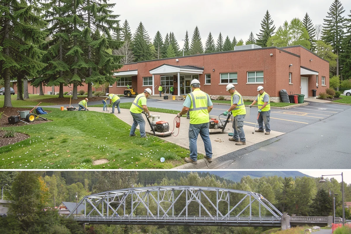 Path Lighting in Skykomish, King County, WA - New installs favor dry summer conditions, while maintenance and repairs continue through the darker fall and winter.