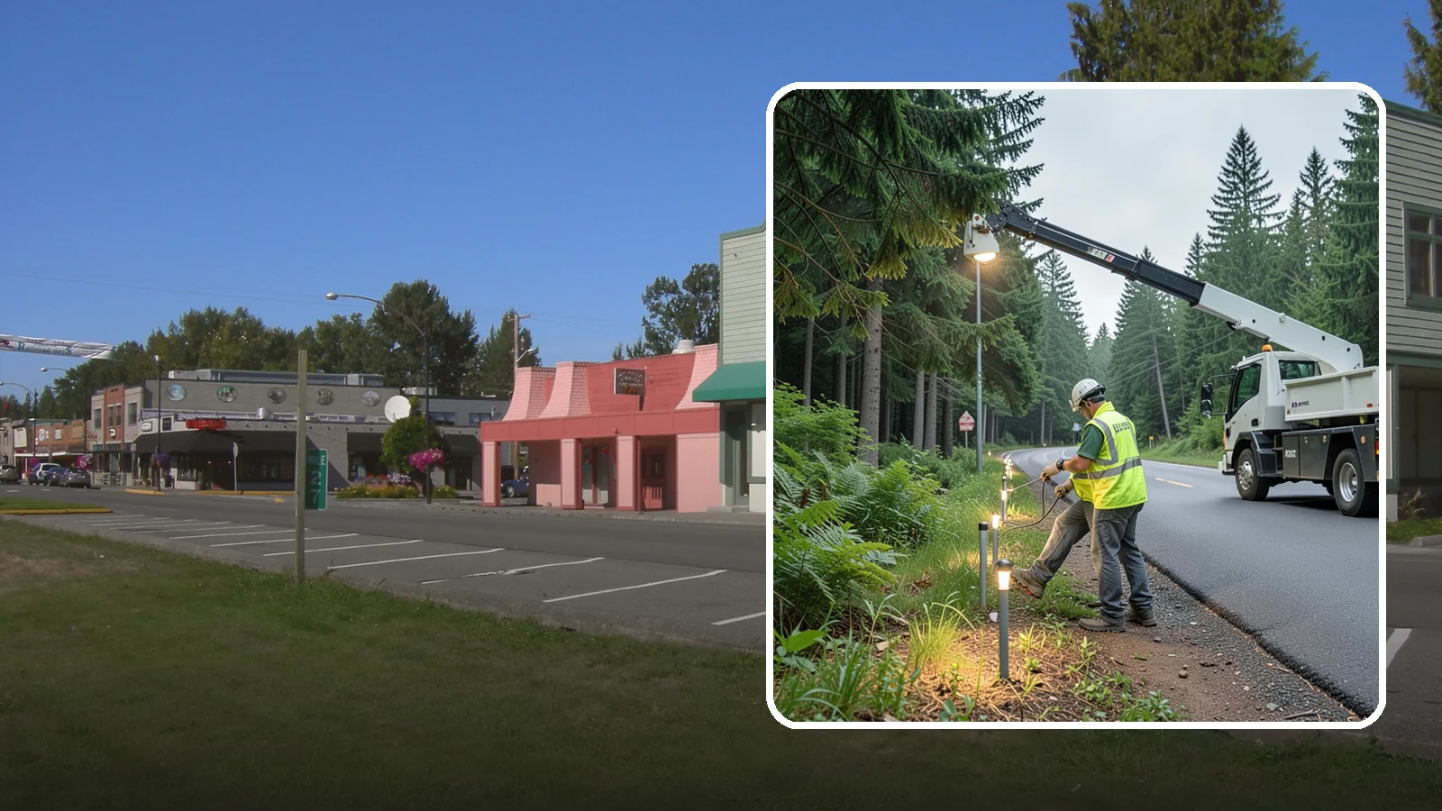 Path Lighting in Snoqualmie, King County, WA - Installation and maintenance of walkway and trail lighting to keep public paths safe after dark.