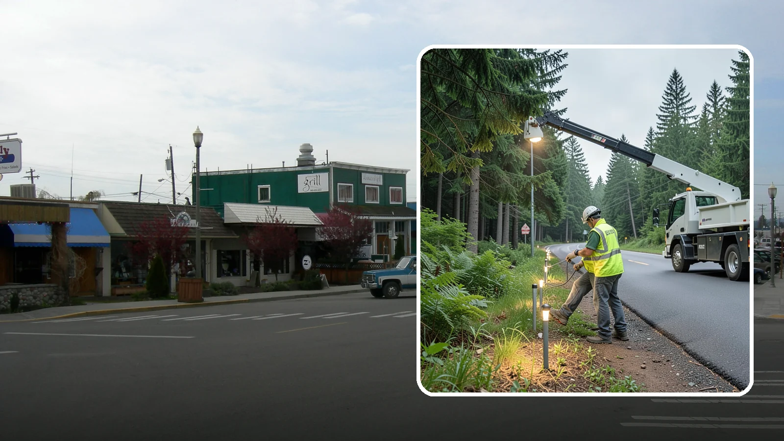 Path Lighting in Stanwood, Snohomish County, WA - Installation and maintenance of walkway and trail lighting to keep public paths safe after dark.