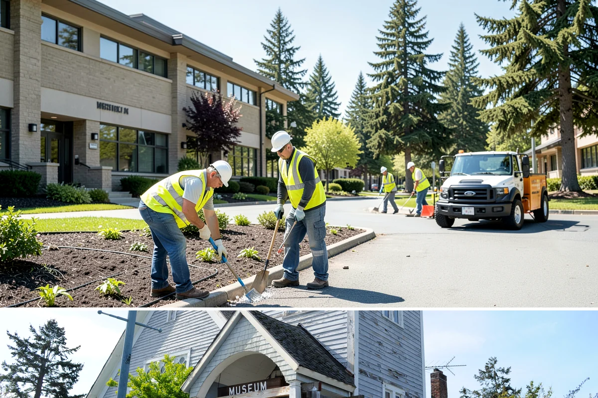 Path Lighting in Steilacoom, Pierce County, WA - New installs favor dry summer conditions, while maintenance and repairs continue through the darker fall and winter.