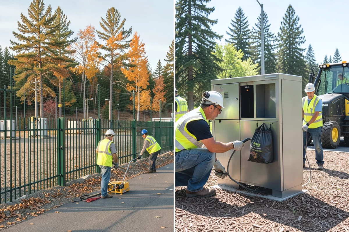 Path Lighting in Sumner, Pierce County, WA - Assess route lighting levels, spacing, and fixture condition
