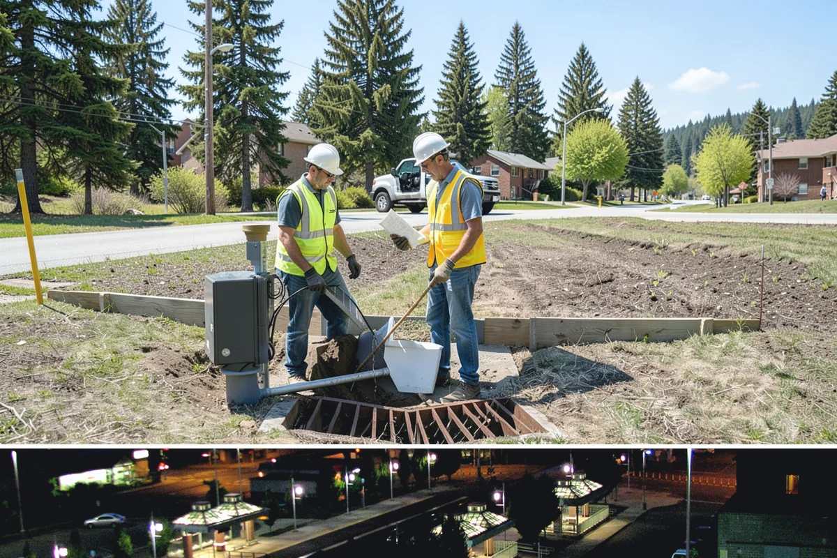 Pavement Legend Marking in Auburn, King County, WA - Legend application follows the same warm, dry seasonal window as other markings, concentrated from late spring into early fall.