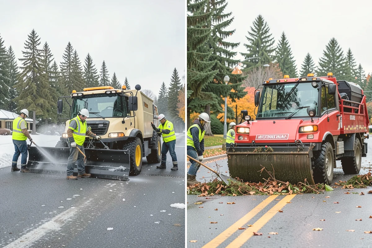 Pavement Legend Marking in Brier, Snohomish County, WA - Confirm legend types, placement, and material with staff