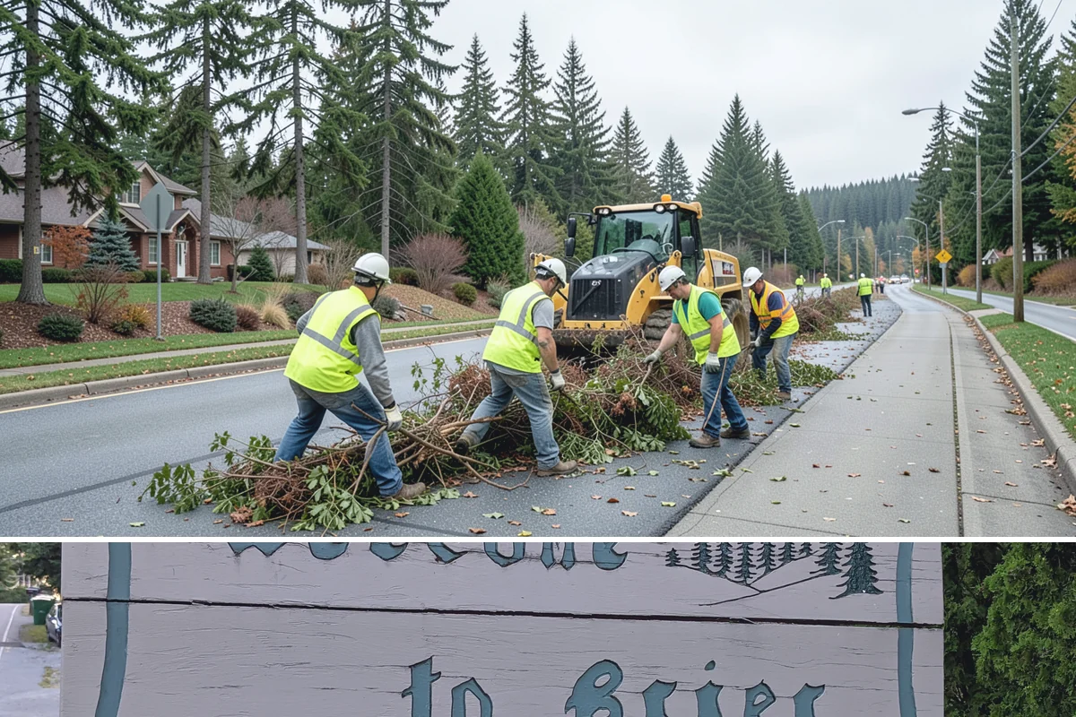 Pavement Legend Marking in Brier, Snohomish County, WA - Legend application follows the same warm, dry seasonal window as other markings, concentrated from late spring into early fall.