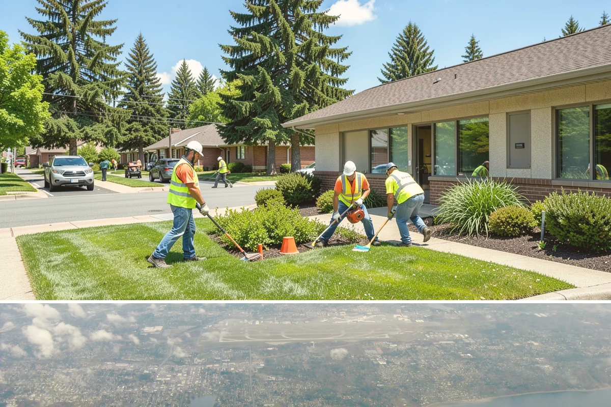 Pavement Legend Marking in Burien, King County, WA - Legend application follows the same warm, dry seasonal window as other markings, concentrated from late spring into early fall.