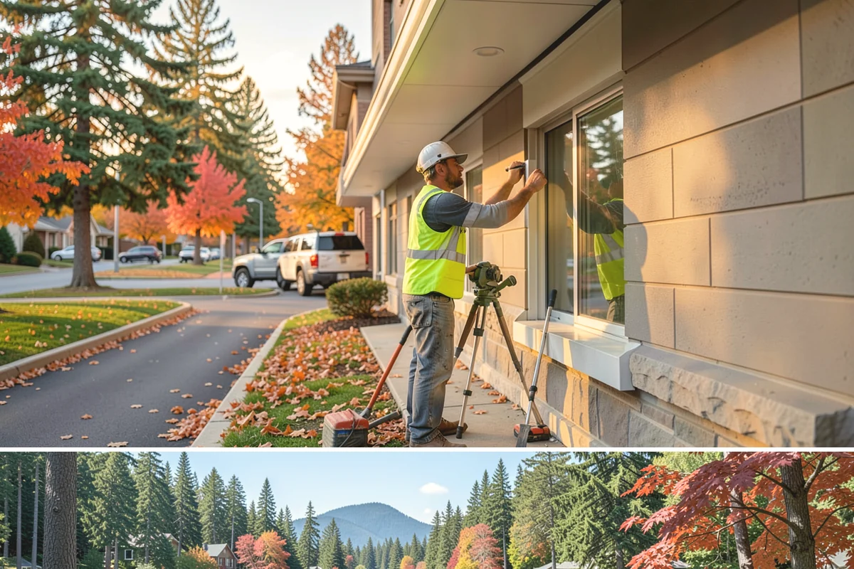 Pavement Legend Marking in Covington, King County, WA - Legend application follows the same warm, dry seasonal window as other markings, concentrated from late spring into early fall.