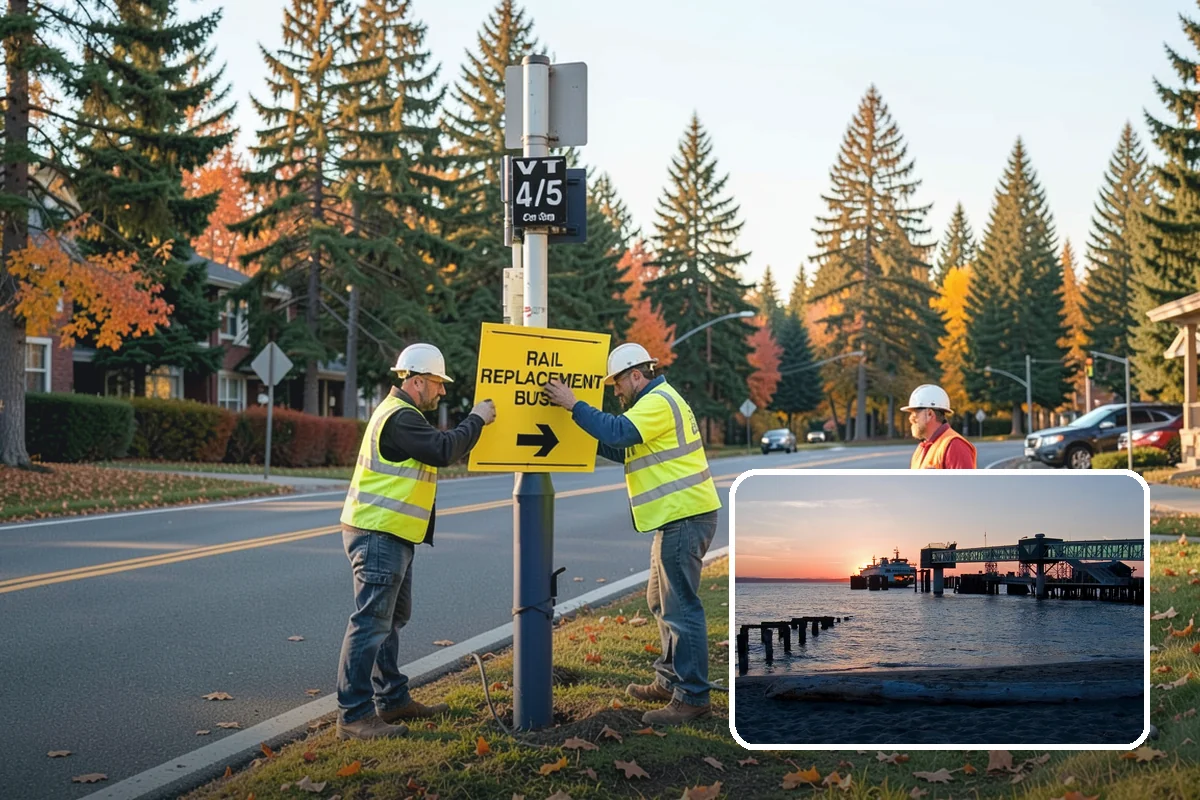 Pavement Legend Marking in Edmonds, Snohomish County, WA - Reinforces lane use and regulations at the pavement level