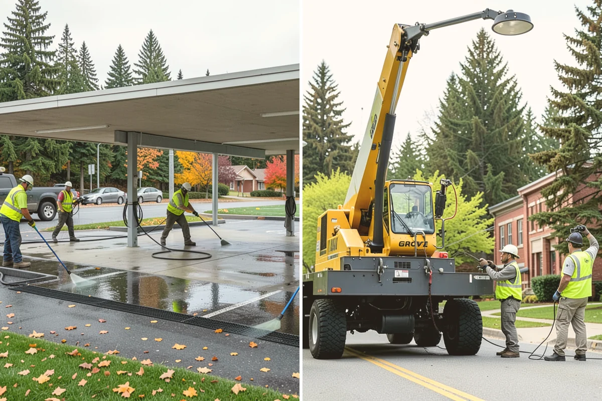 Pavement Legend Marking in Edmonds, Snohomish County, WA - Confirm legend types, placement, and material with staff