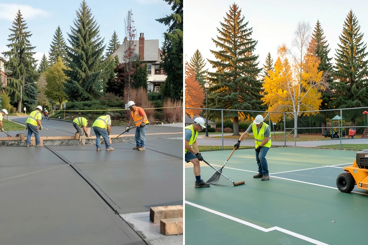 Pavement Legend Marking in Fircrest, Pierce County, WA - Confirm legend types, placement, and material with staff