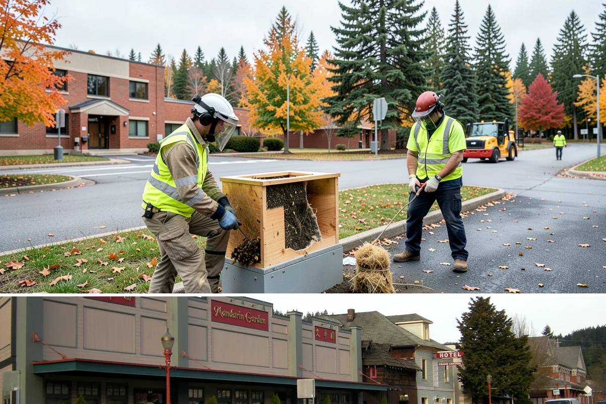 Pavement Legend Marking in Issaquah, King County, WA - Legend application follows the same warm, dry seasonal window as other markings, concentrated from late spring into early fall.