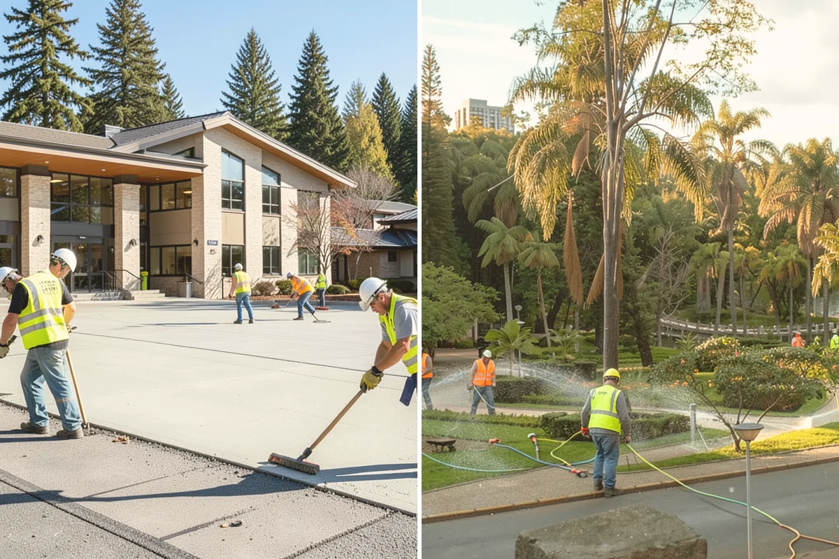 Pavement Legend Marking in Kirkland, King County, WA - Confirm legend types, placement, and material with staff