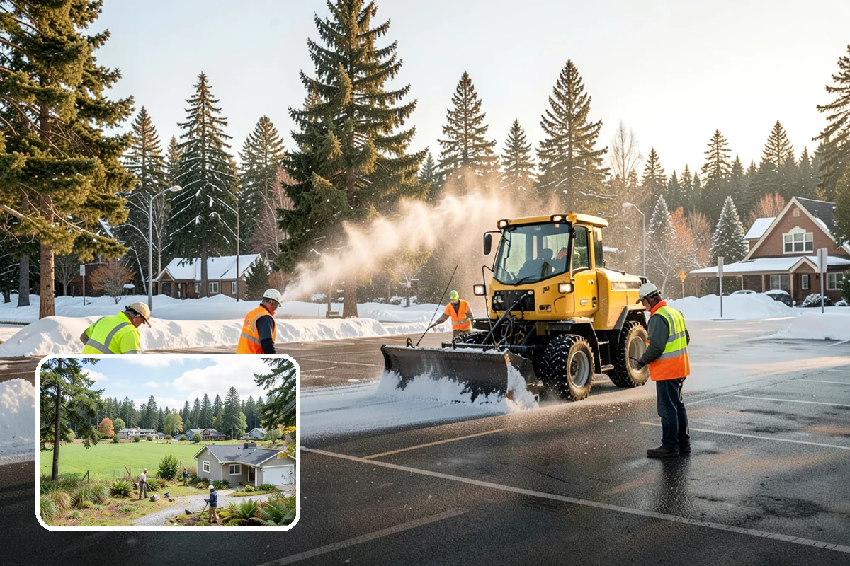 Pavement Legend Marking in Lyman, Skagit County, WA - Reinforces lane use and regulations at the pavement level