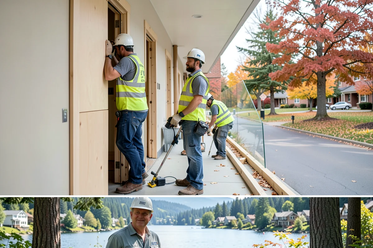 Pavement Legend Marking in Milton, King County, WA - Legend application follows the same warm, dry seasonal window as other markings, concentrated from late spring into early fall.