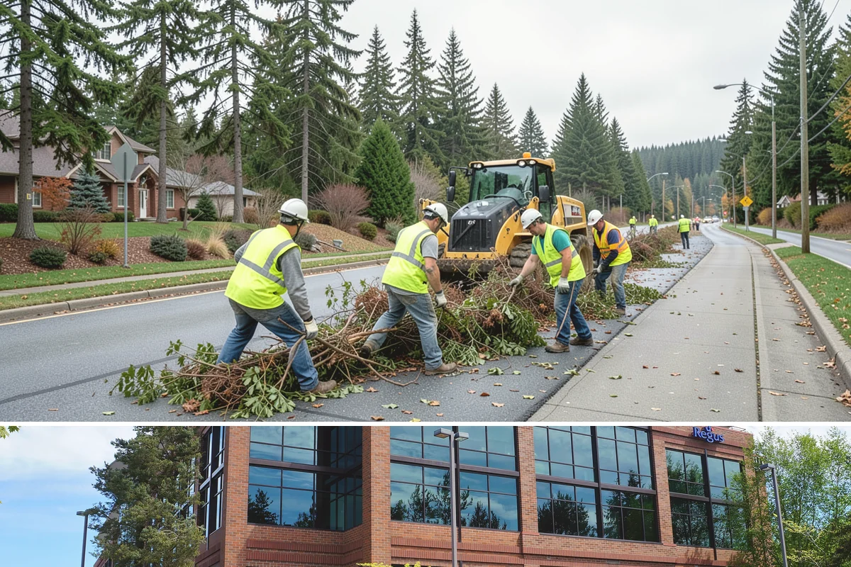 Pavement Legend Marking in Mountlake Terrace, Snohomish County, WA - Legend application follows the same warm, dry seasonal window as other markings, concentrated from late spring into early fall.