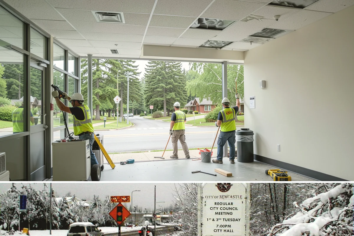 Pavement Legend Marking in Newcastle, King County, WA - Legend application follows the same warm, dry seasonal window as other markings, concentrated from late spring into early fall.