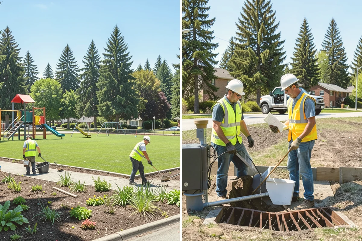 Pavement Legend Marking in Sammamish, King County, WA - Confirm legend types, placement, and material with staff