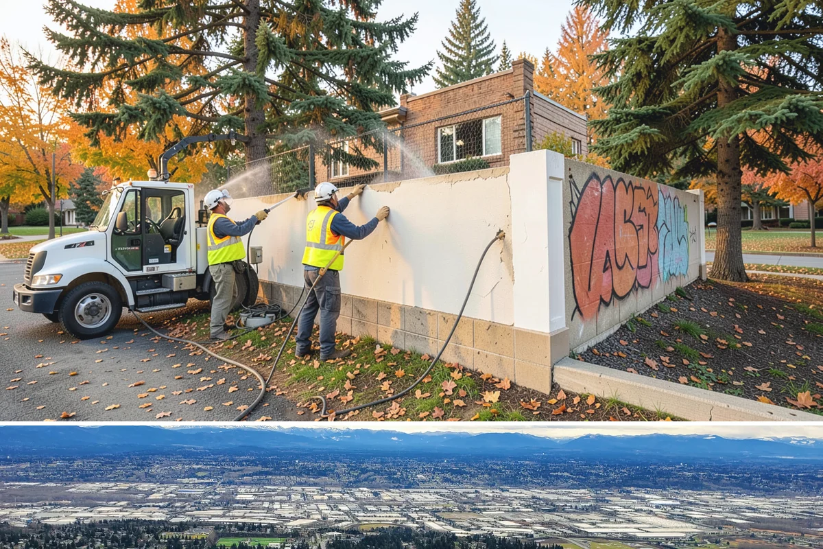 Pavement Legend Marking in SeaTac, King County, WA - Legend application follows the same warm, dry seasonal window as other markings, concentrated from late spring into early fall.