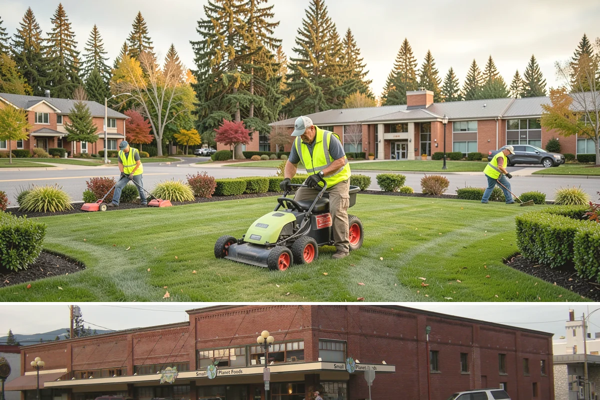 Pavement Legend Marking in Sedro-Woolley, Skagit County, WA - Legend application follows the same warm, dry seasonal window as other markings, concentrated from late spring into early fall.