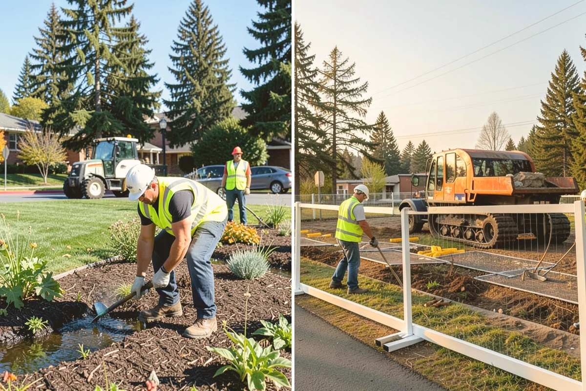 Pavement Legend Marking in Stanwood, Snohomish County, WA - Confirm legend types, placement, and material with staff