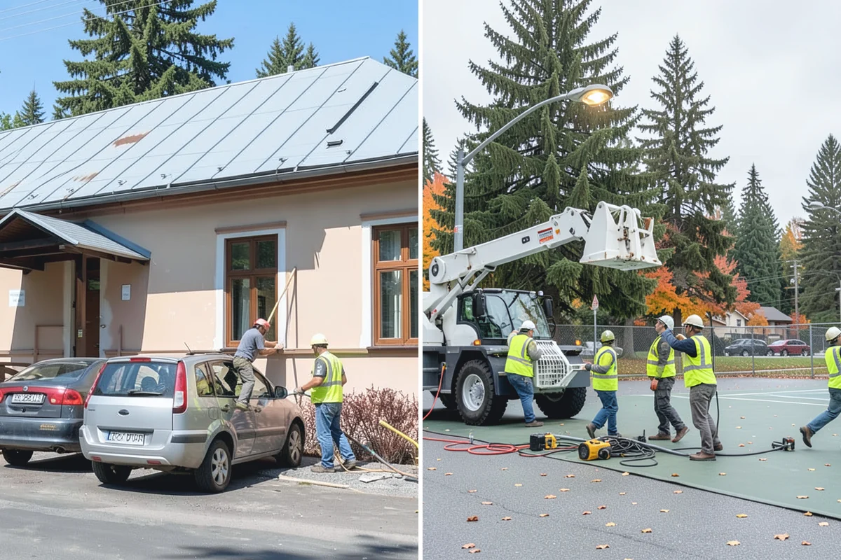 Pavement Marking in Auburn, King County, WA - Verify layout against plans and existing markings