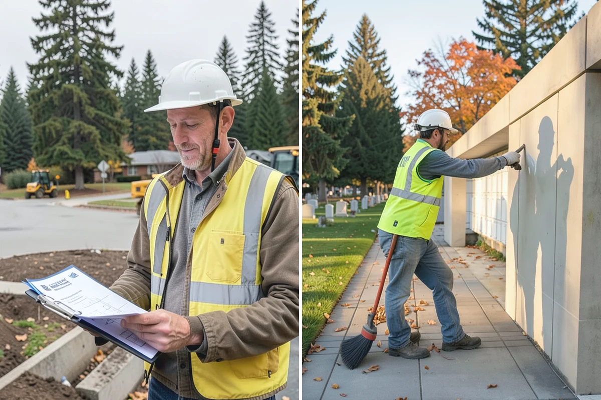 Pavement Marking in Darrington, Snohomish County, WA - Verify layout against plans and existing markings