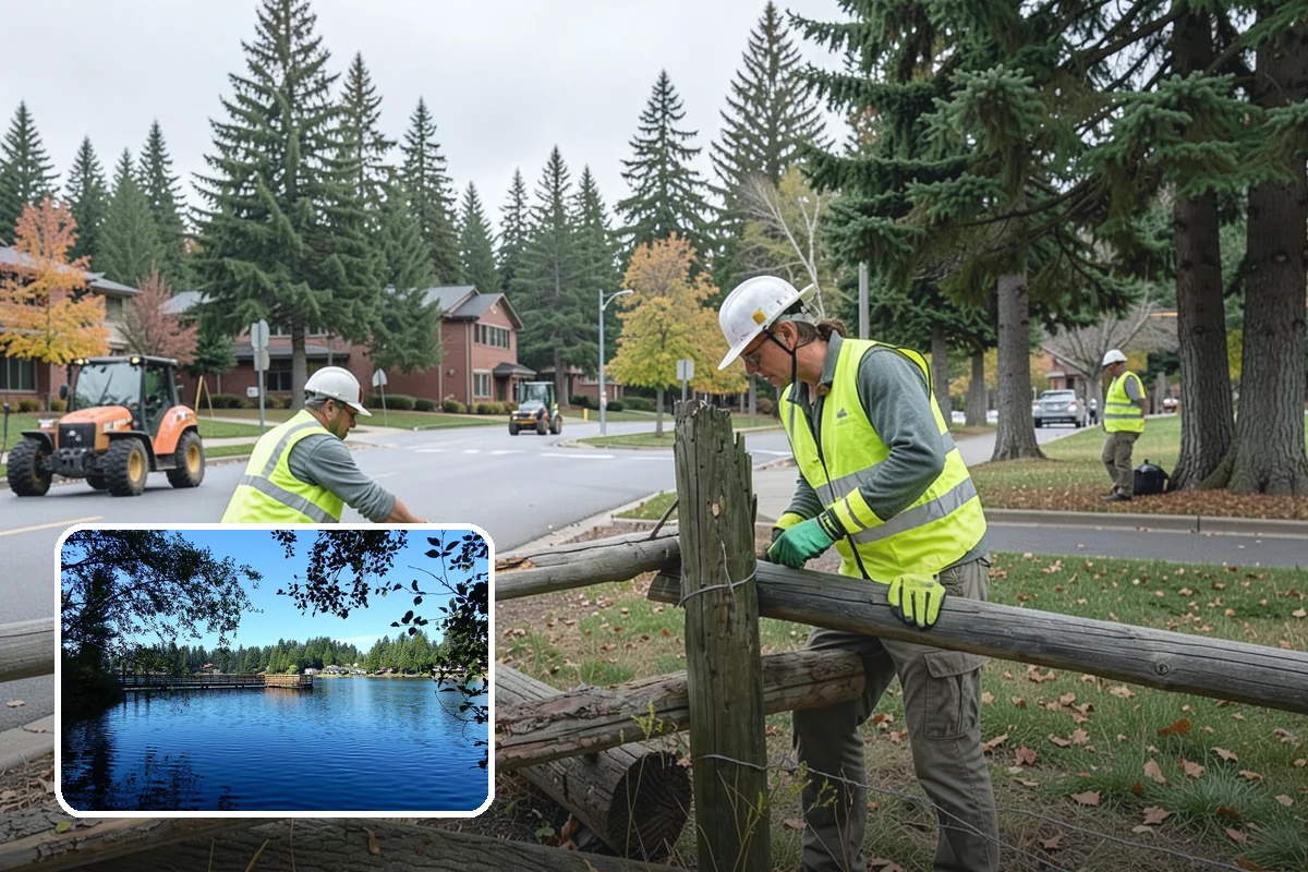 Pavement Marking in Federal Way, King County, WA - Markings compliant with MUTCD and WSDOT standards