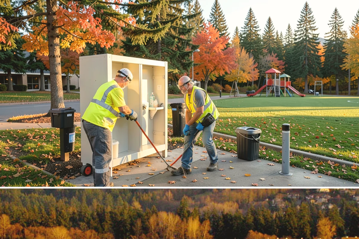 Pavement Marking in Kenmore, King County, WA - Application concentrates in the dry summer window when pavement temperatures and moisture levels allow proper bonding.