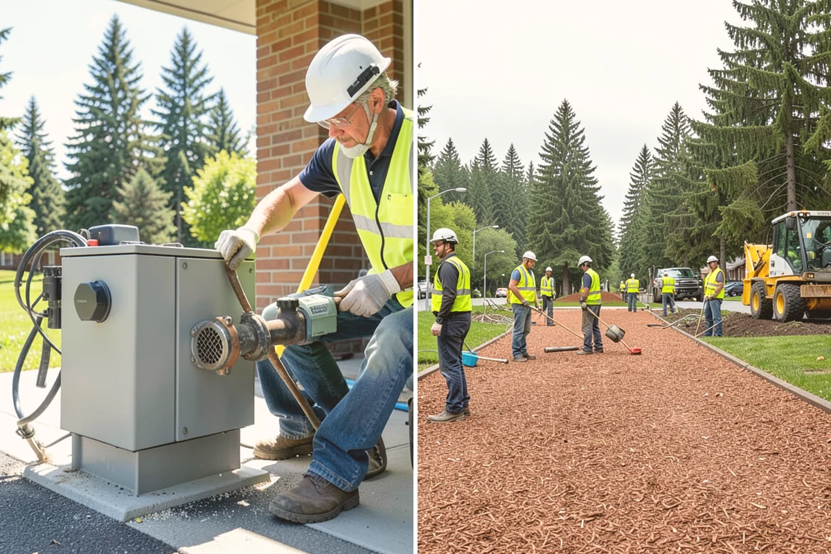 Pavement Marking in Kent, King County, WA - Verify layout against plans and existing markings