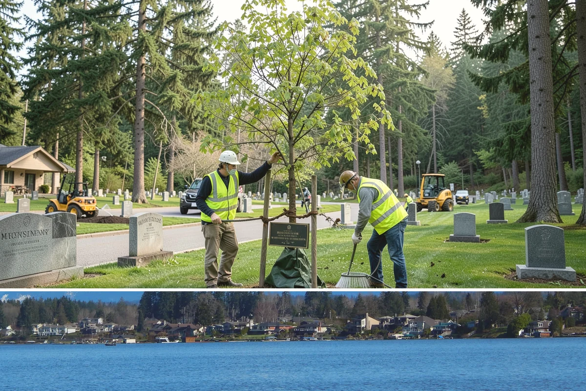 Pavement Marking in Lake Stevens, Snohomish County, WA - Application concentrates in the dry summer window when pavement temperatures and moisture levels allow proper bonding.
