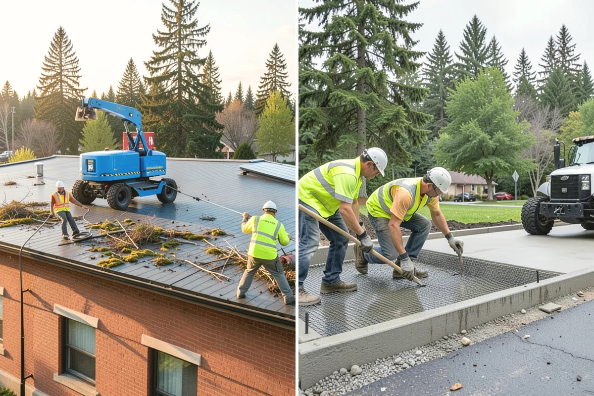 Pavement Marking in Monroe, Snohomish County, WA - Verify layout against plans and existing markings