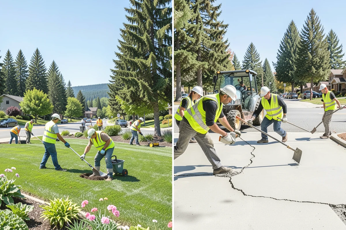 Pavement Marking in Mukilteo, Snohomish County, WA - Verify layout against plans and existing markings