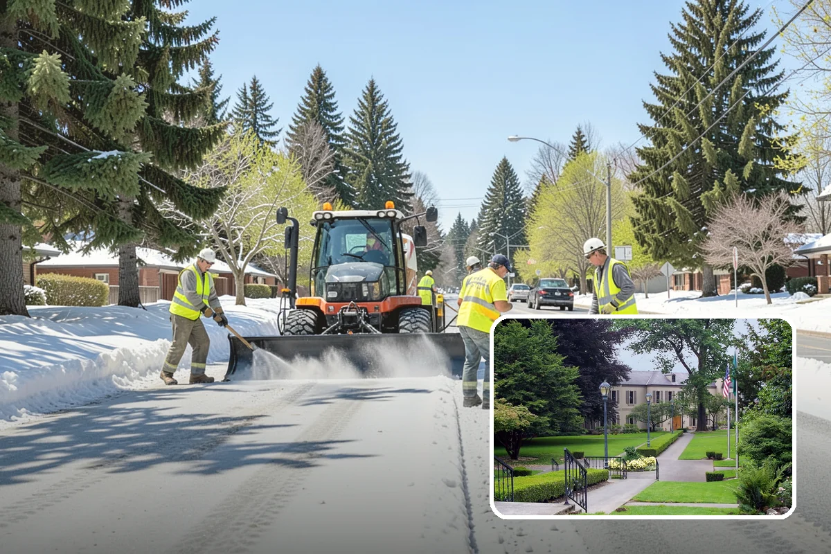 Pavement Marking in Woodinville, King County, WA - Markings compliant with MUTCD and WSDOT standards