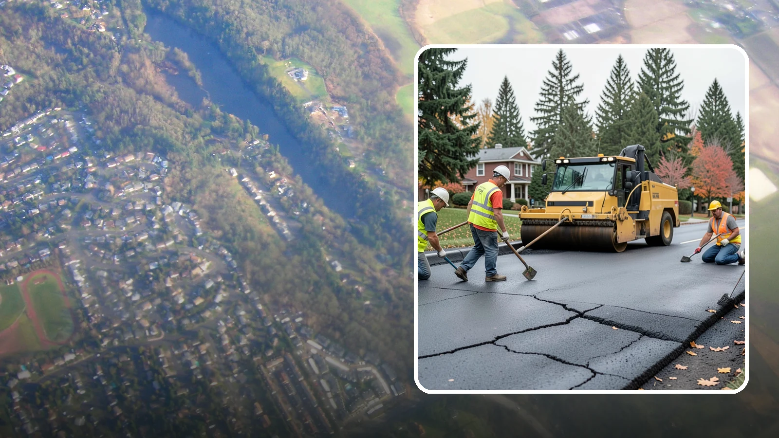 Pavement Repair in Algona, King County, WA - Comprehensive pavement repair addressing base failures, alligator cracking, and structural deterioration.