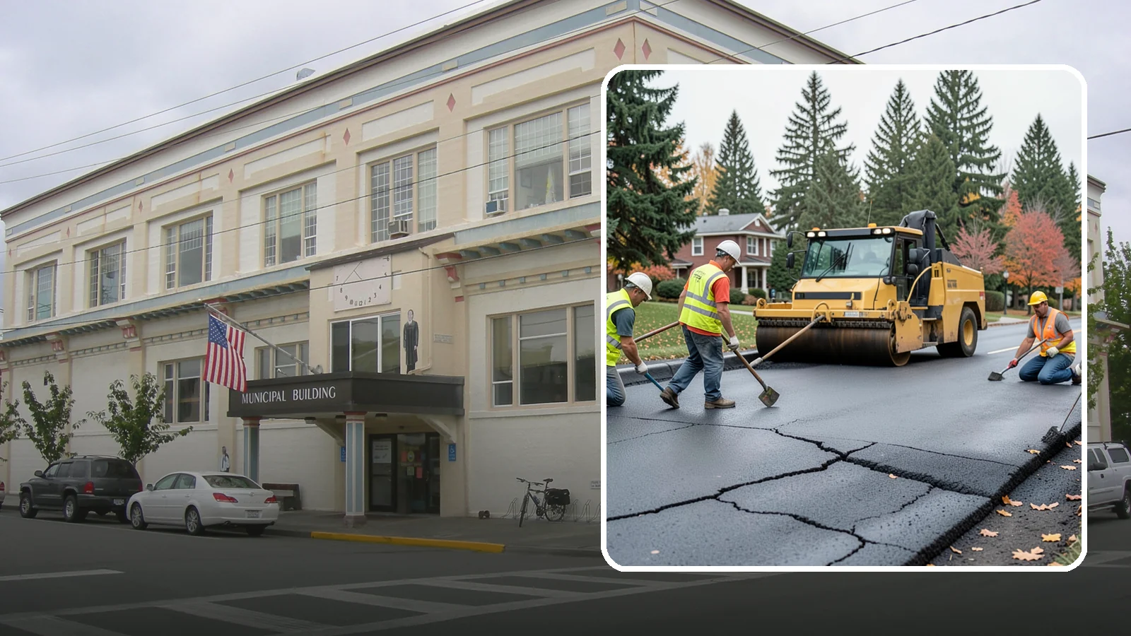 Pavement Repair in Anacortes, Skagit County, WA - Comprehensive pavement repair addressing base failures, alligator cracking, and structural deterioration.