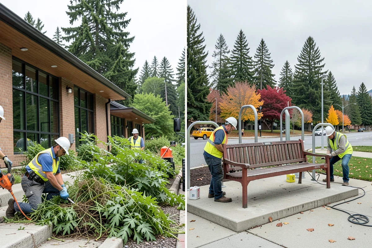 Pavement Repair in Arlington, Snohomish County, WA - Diagnose the failure mode and mark the limits