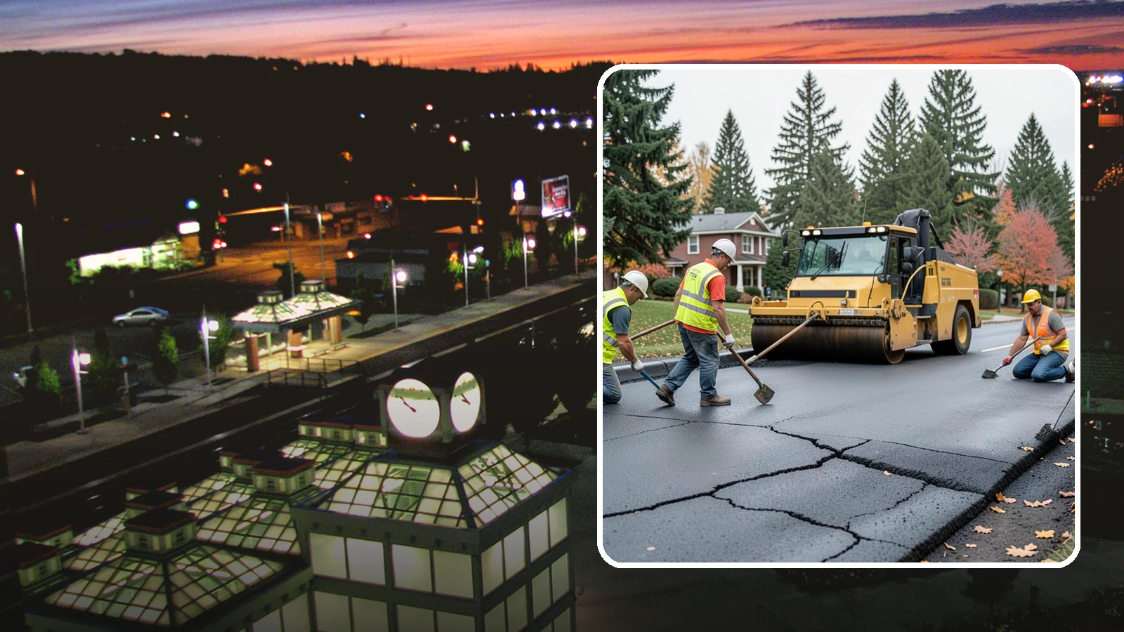 Pavement Repair in Auburn, King County, WA - Comprehensive pavement repair addressing base failures, alligator cracking, and structural deterioration.
