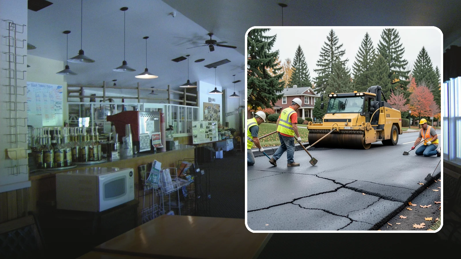 Pavement Repair in Black Diamond, King County, WA - Comprehensive pavement repair addressing base failures, alligator cracking, and structural deterioration.