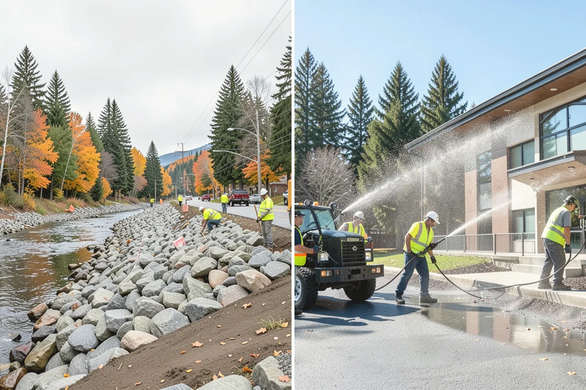 Pavement Repair in Black Diamond, King County, WA - Diagnose the failure mode and mark the limits