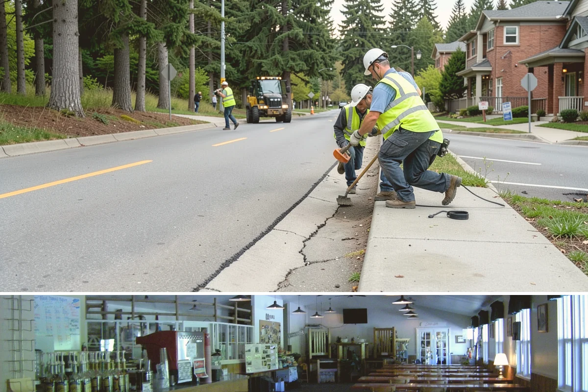 Pavement Repair in Black Diamond, King County, WA - Structural repairs are best completed in dry weather when the exposed subgrade stays stable long enough to rebuild.
