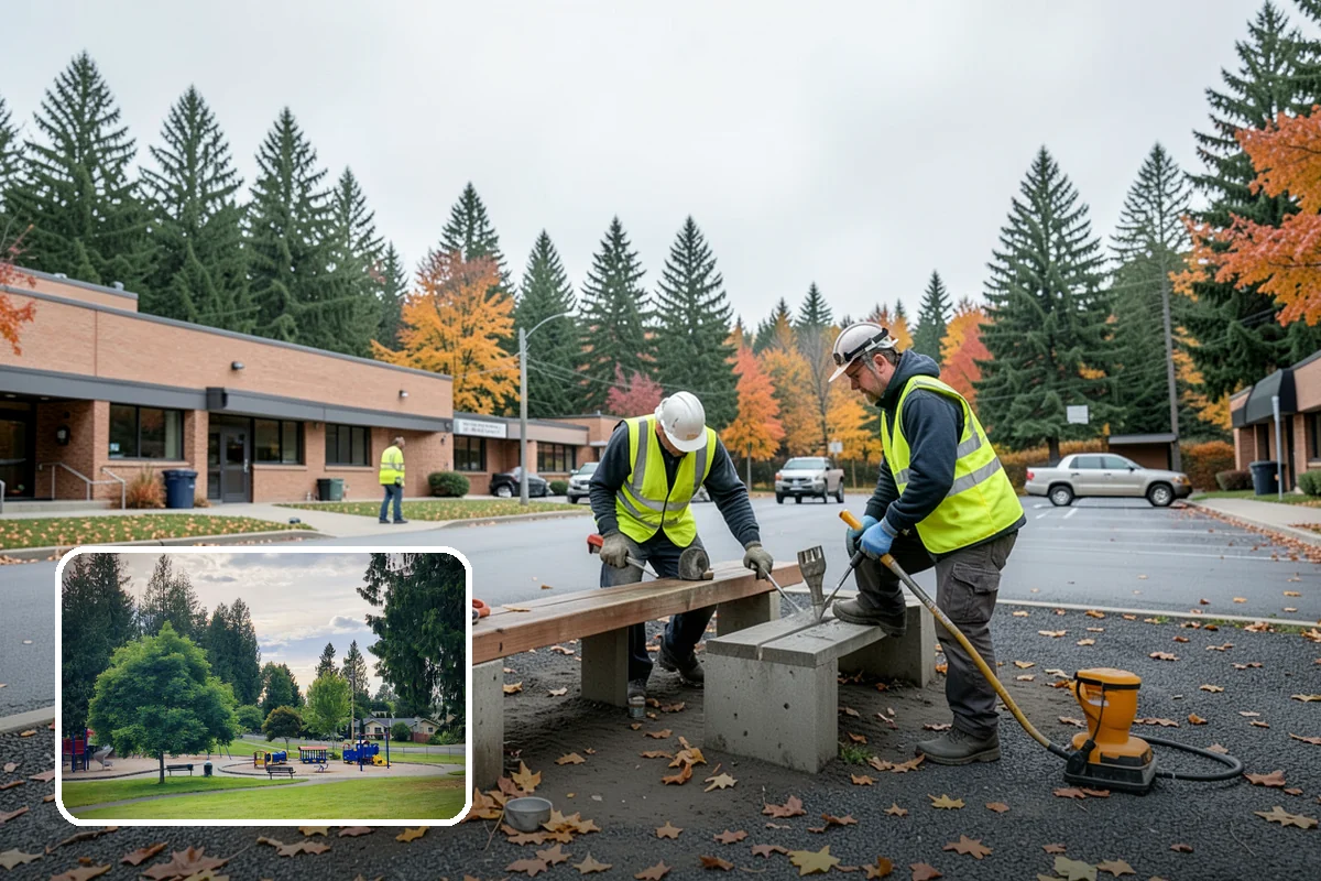 Pavement Repair in Bonney Lake, Pierce County, WA - Repairs address the base failure, not just the surface
