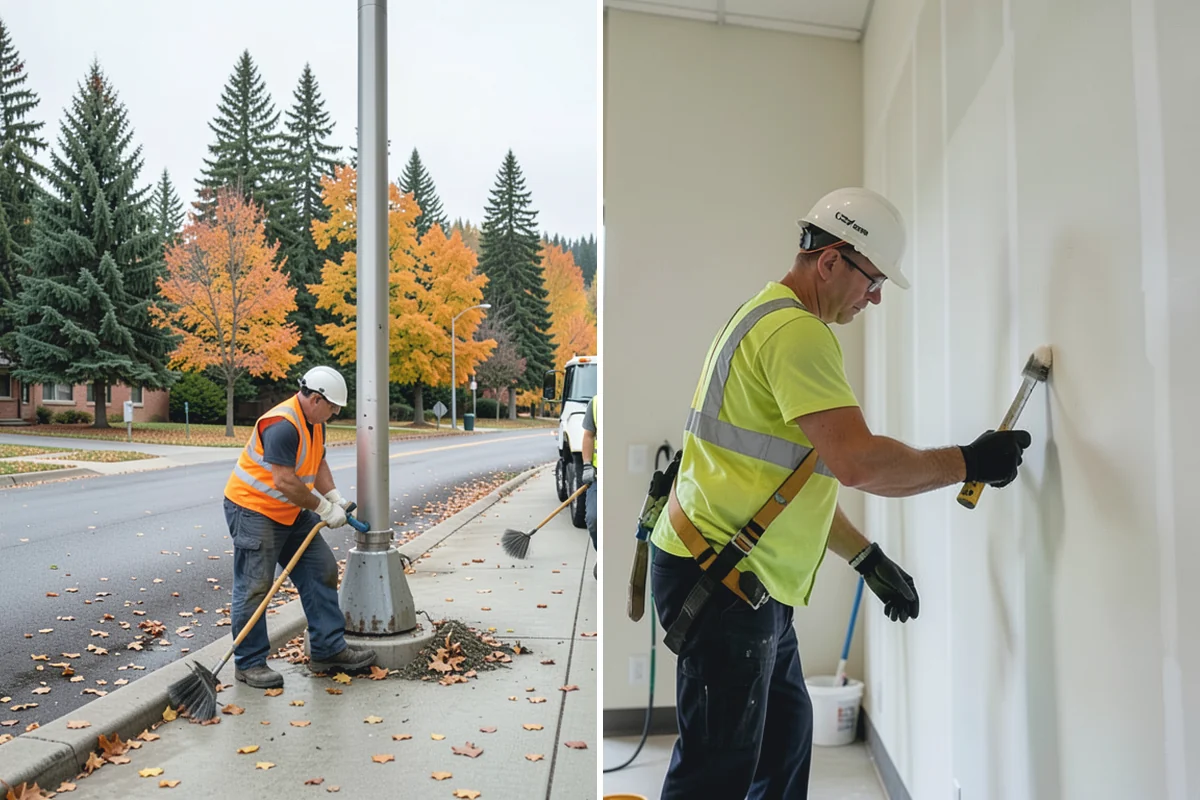 Pavement Repair in Bonney Lake, Pierce County, WA - Diagnose the failure mode and mark the limits