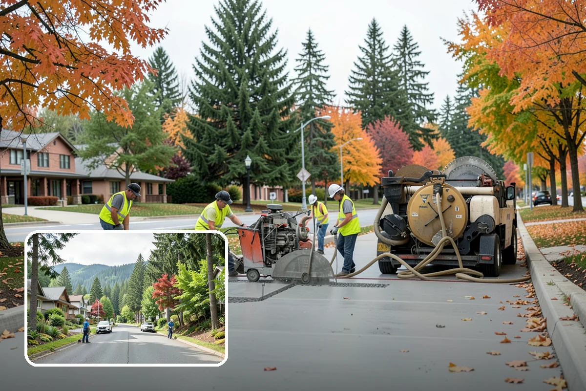 Pavement Repair in Darrington, Snohomish County, WA - Repairs address the base failure, not just the surface