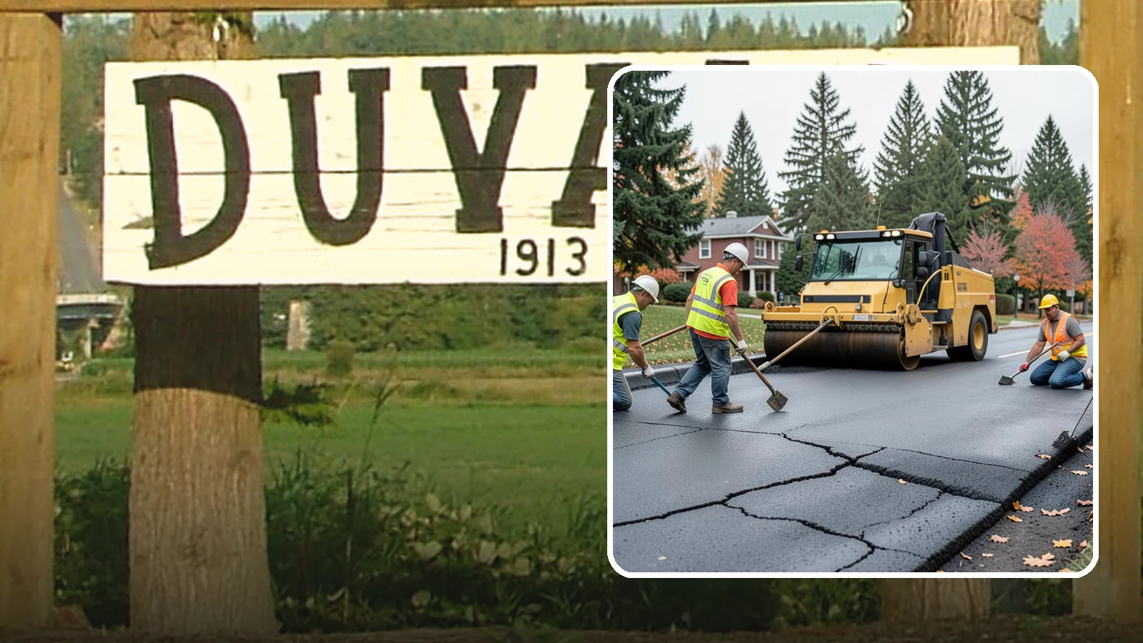 Pavement Repair in Duvall, King County, WA - Comprehensive pavement repair addressing base failures, alligator cracking, and structural deterioration.