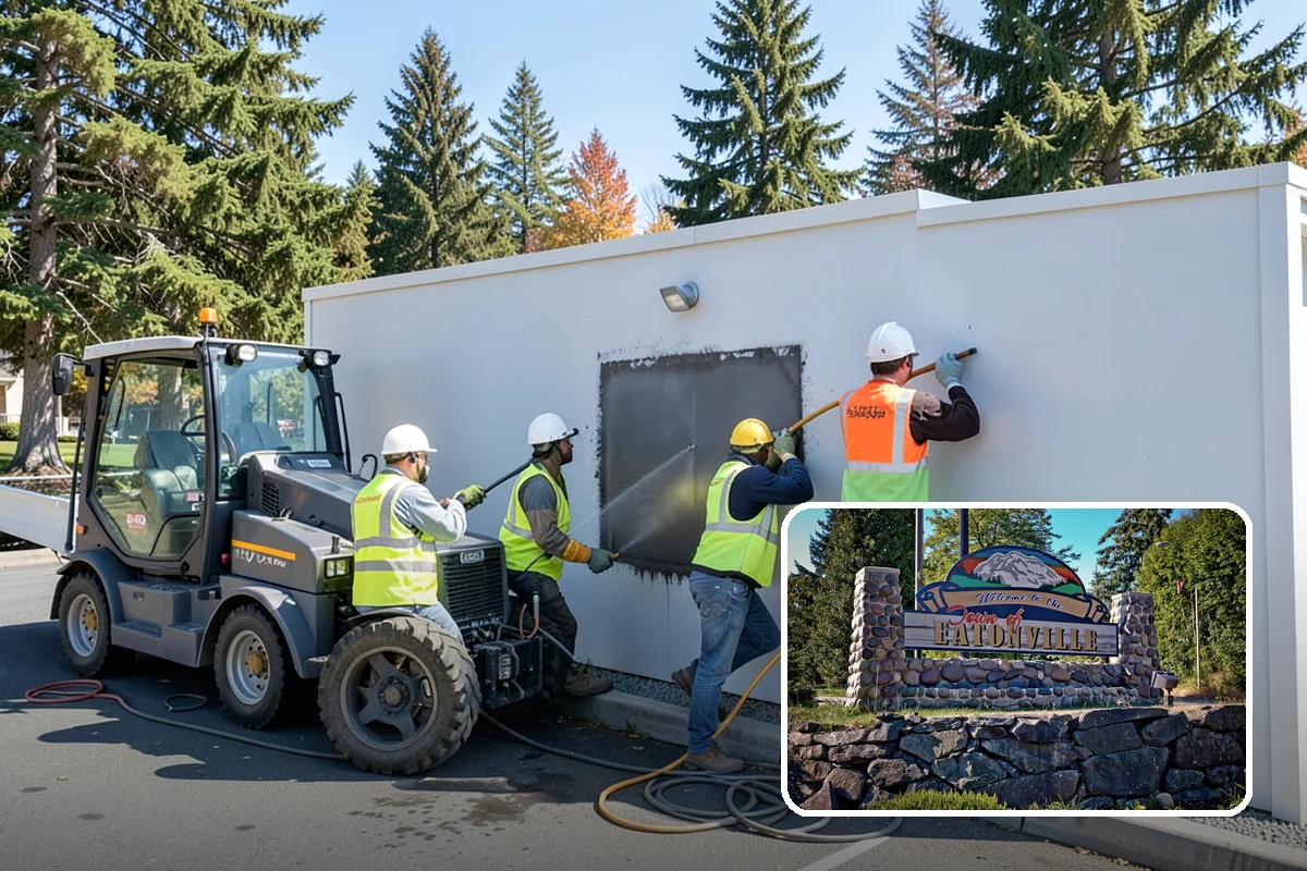 Pavement Repair in Eatonville, Pierce County, WA - Repairs address the base failure, not just the surface