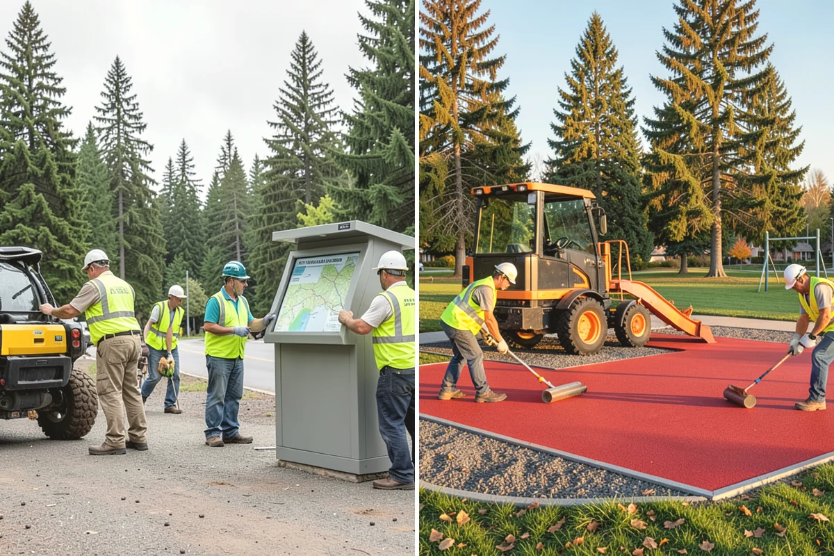 Pavement Repair in Edgewood, Pierce County, WA - Diagnose the failure mode and mark the limits