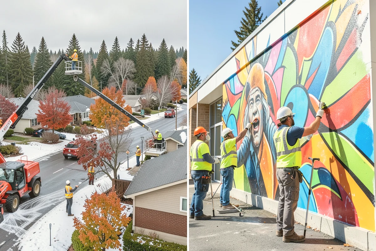 Pavement Repair in Edmonds, Snohomish County, WA - Diagnose the failure mode and mark the limits