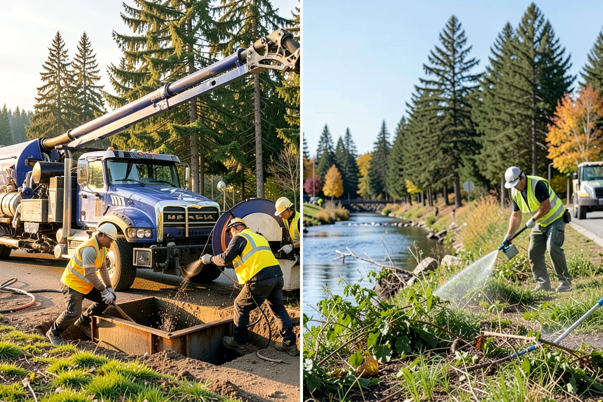 Pavement Repair in Enumclaw, King County, WA - Diagnose the failure mode and mark the limits
