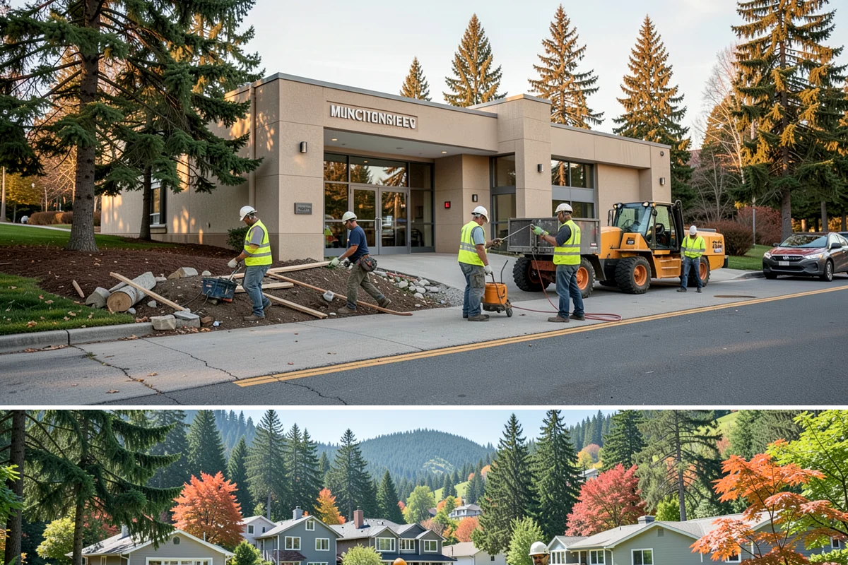 Pavement Repair in Fircrest, Pierce County, WA - Structural repairs are best completed in dry weather when the exposed subgrade stays stable long enough to rebuild.