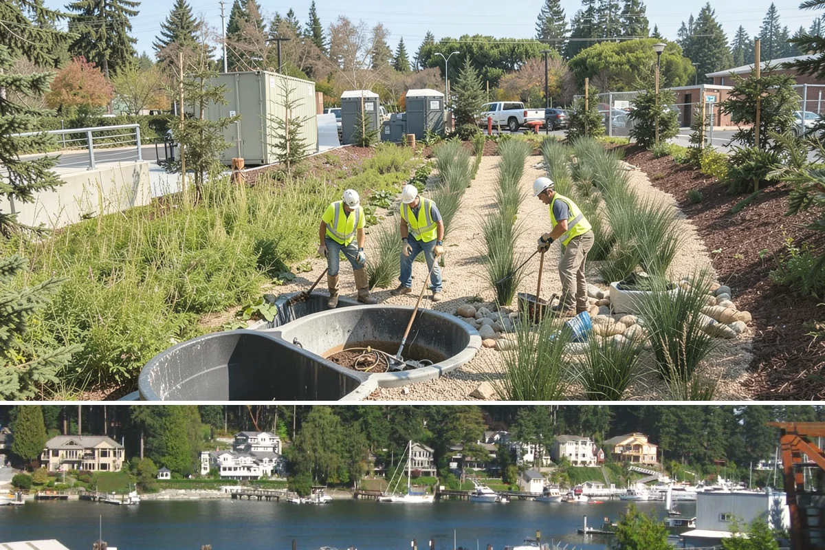 Pavement Repair in Gig Harbor, Pierce County, WA - Structural repairs are best completed in dry weather when the exposed subgrade stays stable long enough to rebuild.