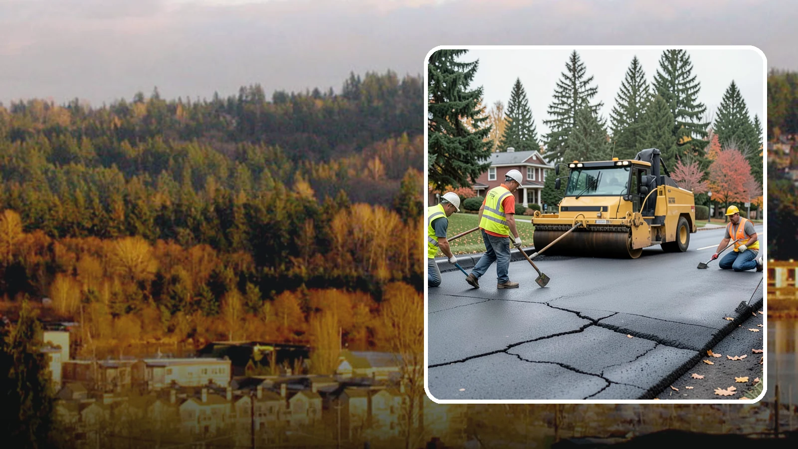 Pavement Repair in Kenmore, King County, WA - Comprehensive pavement repair addressing base failures, alligator cracking, and structural deterioration.